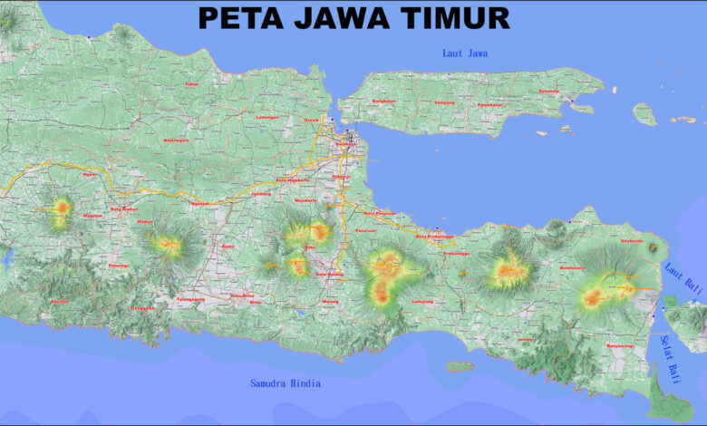 Pata Geografis Jawa timur
